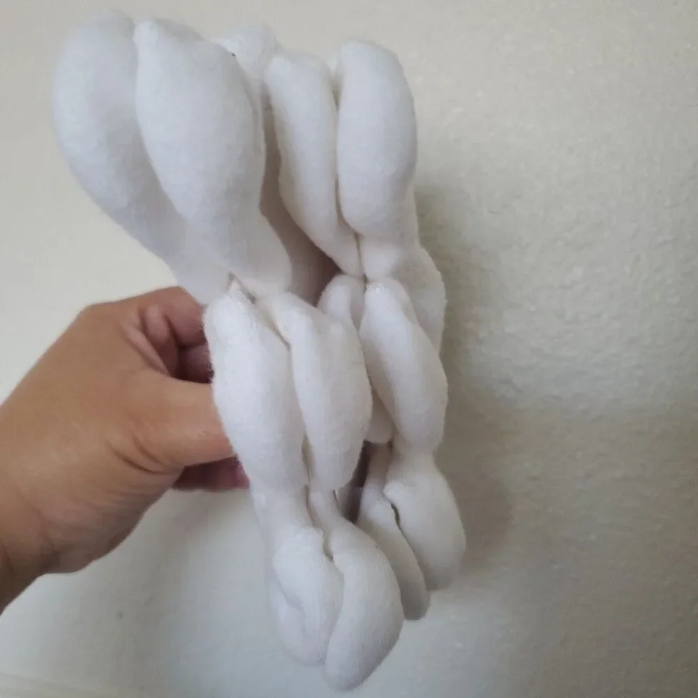 Gerber Baby White Socks Boys & Girls Plush 6 Pack Size 0-3 Months Organic Cotton